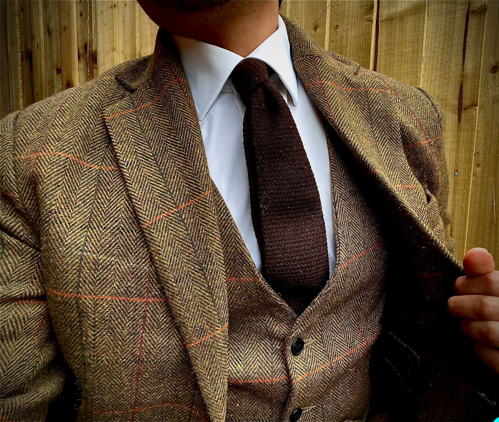 Tailored Coat Wool - Men Suit Wool Blend Costume Homme