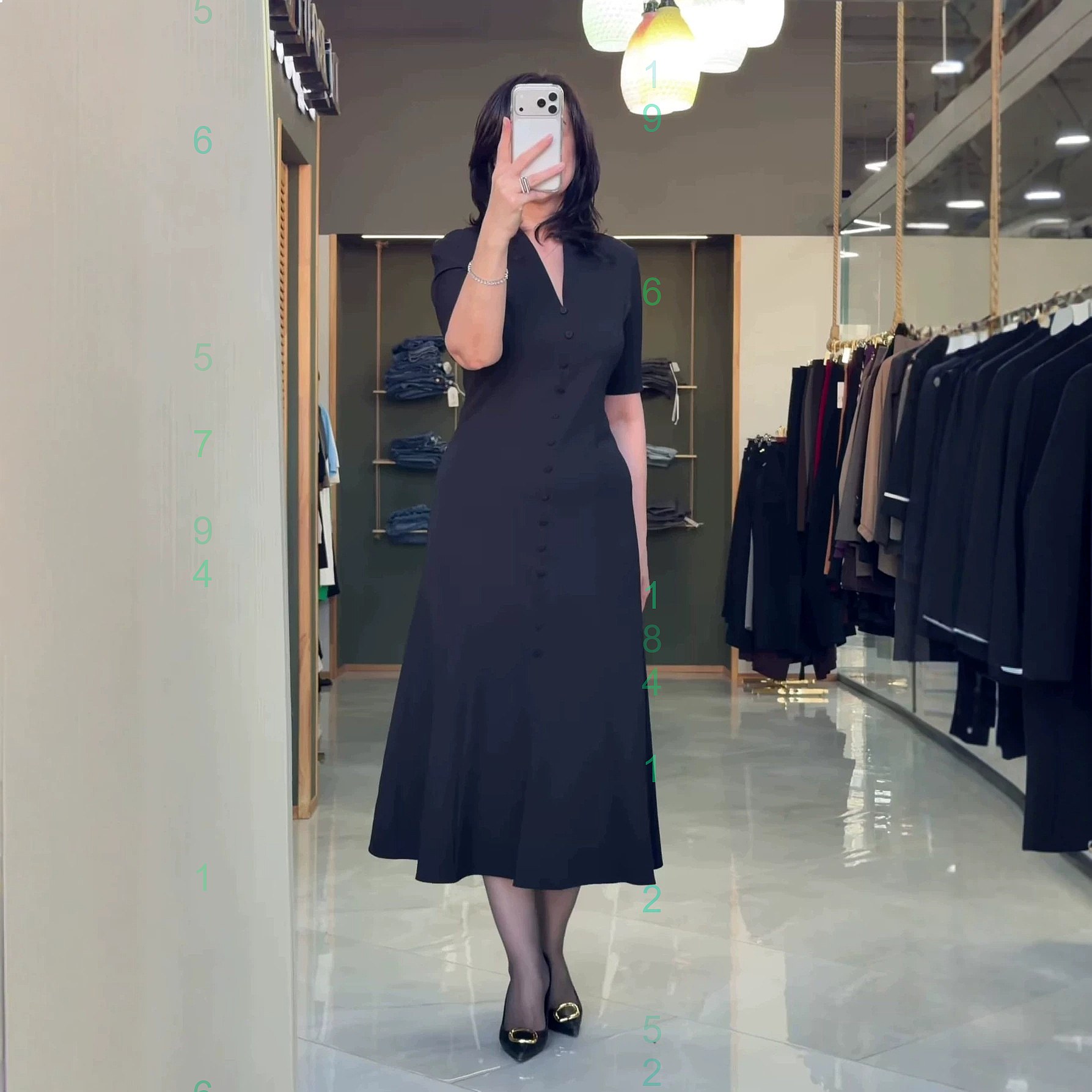 Women'S Elegant Formal Wear - Elegant Solid Single Breasted Slit Dress