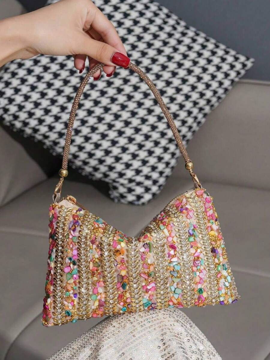 Elegant Rhinestone Clutch Hand - Women'S Elegant Formal Wear avis et prix
