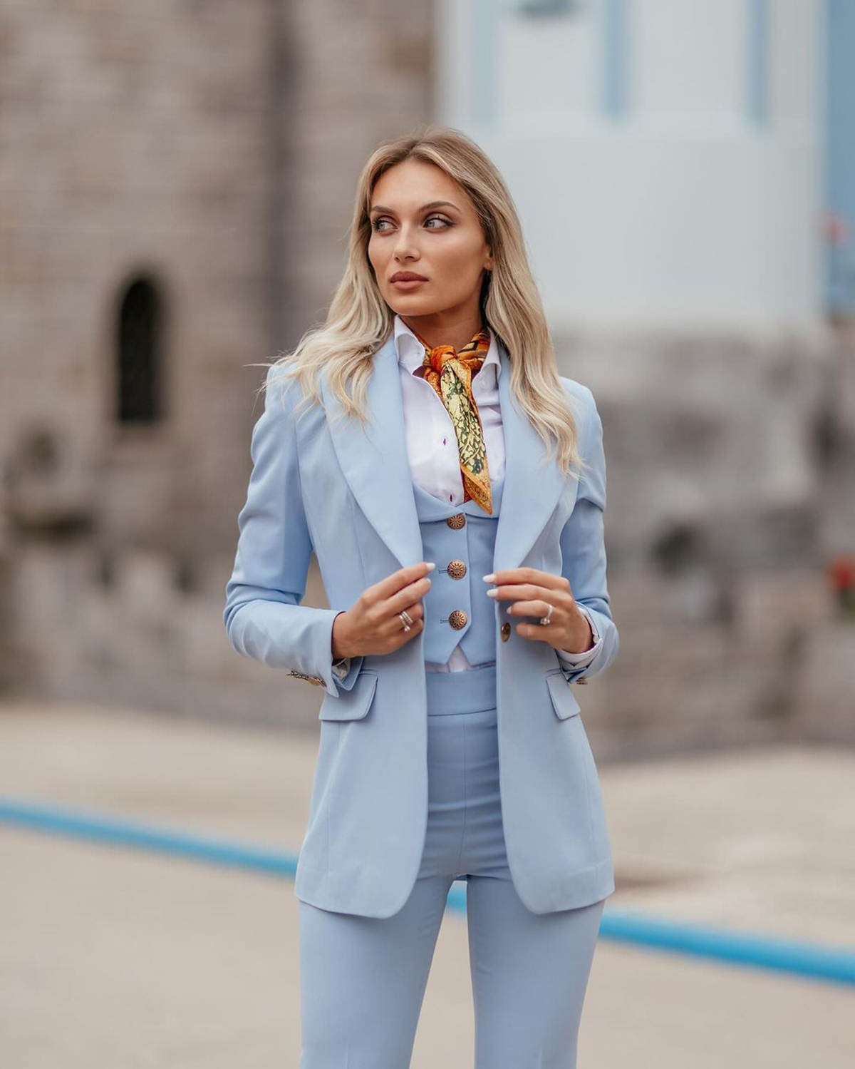 Women Formal Suits Sky Blue Pe - Women'S Formal Jackets To Wear With Dresses avis et prix