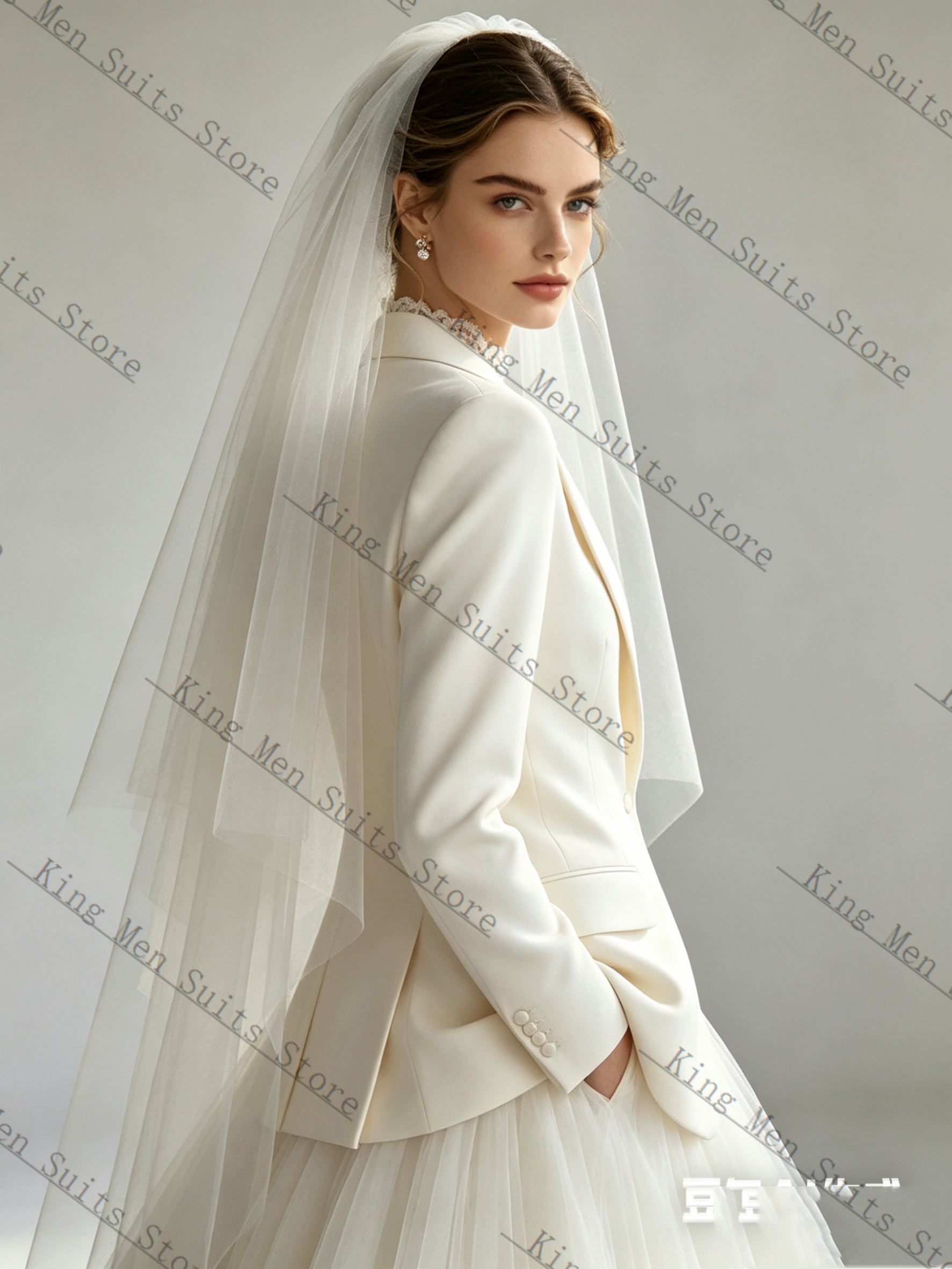 White Spring Women Suit Skirt  - Women'S Formal Jackets To Wear With Dresses avis et prix