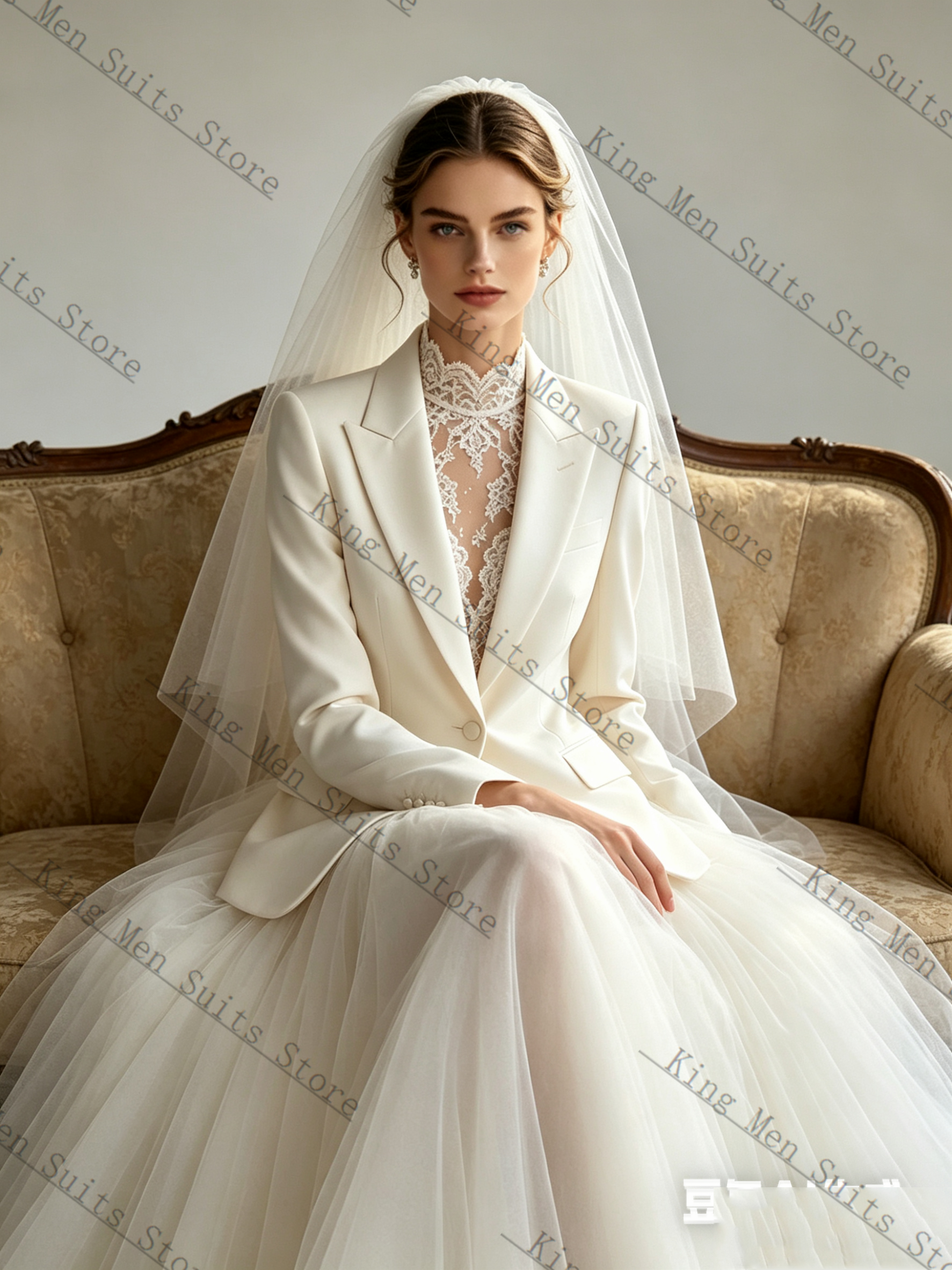 White Spring Women Suit Skirt  - Women'S Formal Jackets To Wear With Dresses avis et prix