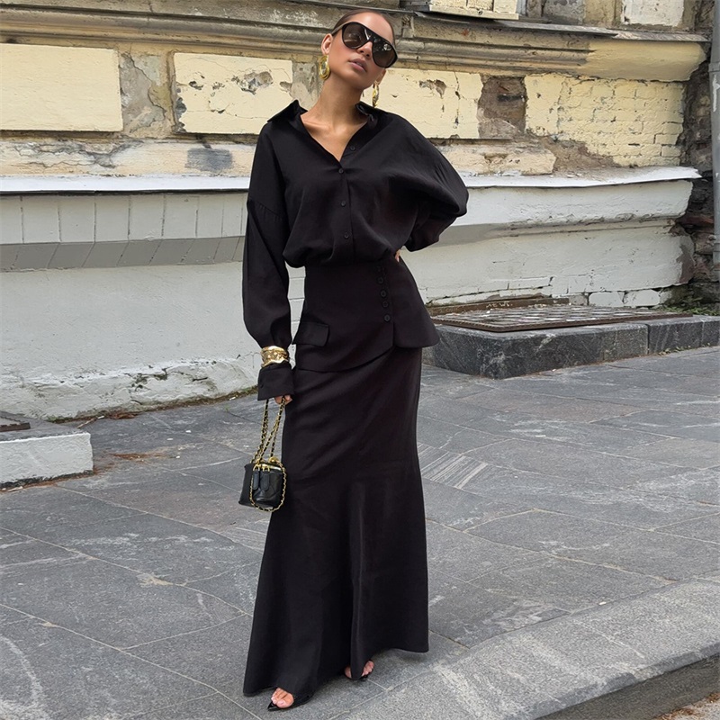 Autumn Pink Black Women Suit S - Women Formal Wear Shirts avis et prix