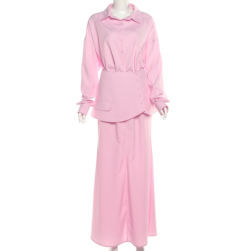 Autumn Pink Black Women Suit S - Women Formal Wear Shirts avis et prix