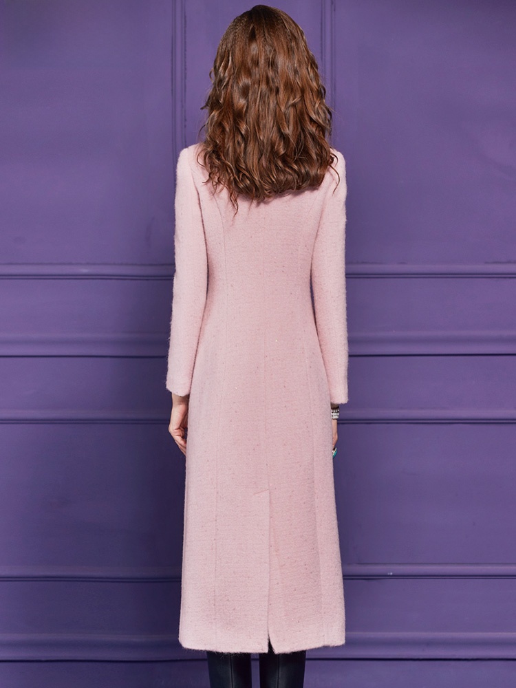 Elegant Thickened Wool Blend S - Tailored Coat Wool avis et prix