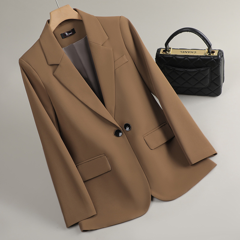Autumn Long Sleeve Outwear Bla - Formal Winter Wear Women Jacket avis et prix