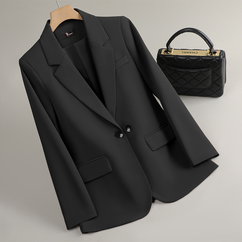 Autumn Long Sleeve Outwear Bla - Formal Winter Wear Women Jacket avis et prix