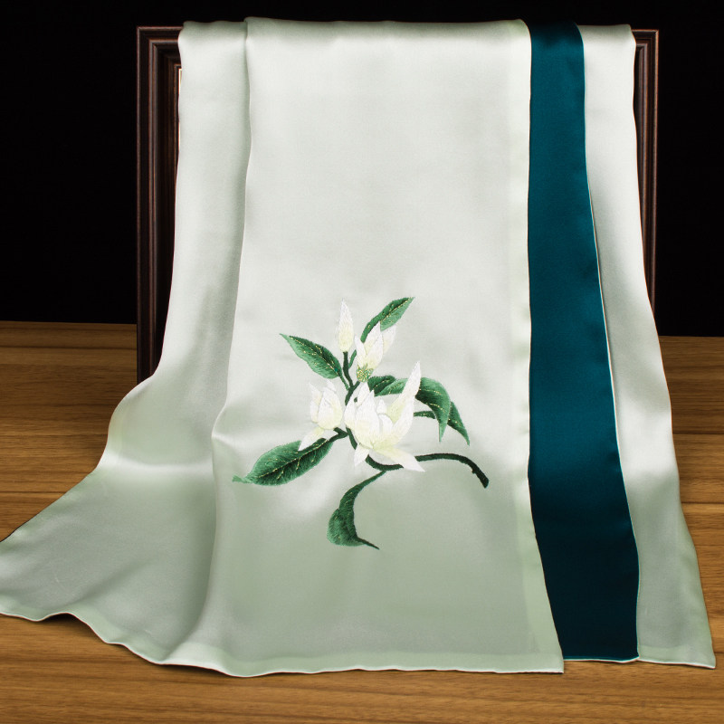Pure Silk Suzhou Embroidery Sc - Scarf Silk Neck avis et prix