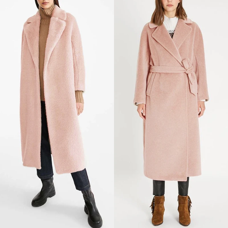 Redraspberry Skin Pink Double- - Tailored Coat Wool avis et prix