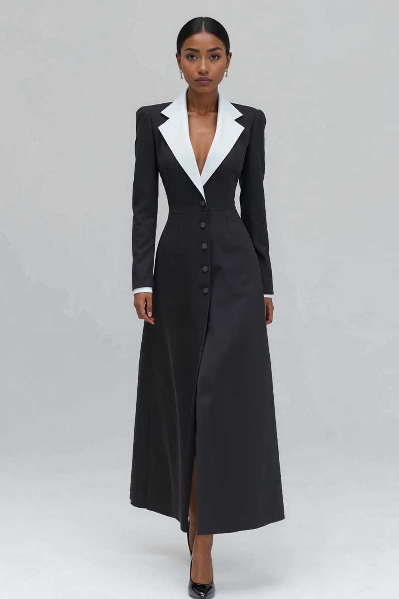 A Line Women Long Blazer Jacke - Women'S Formal Jackets To Wear With Dresses avis et prix