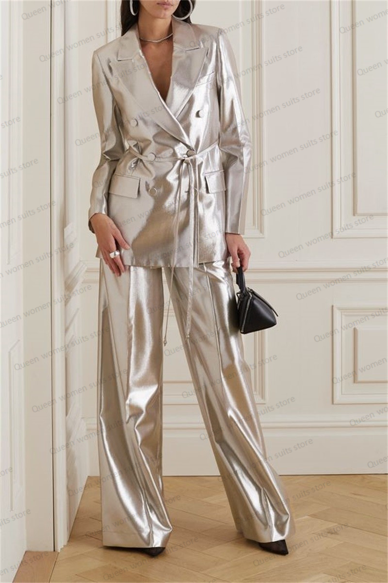Shiny Satin Wedding Women Suit - Women'S Formal Jackets To Wear With Dresses avis et prix