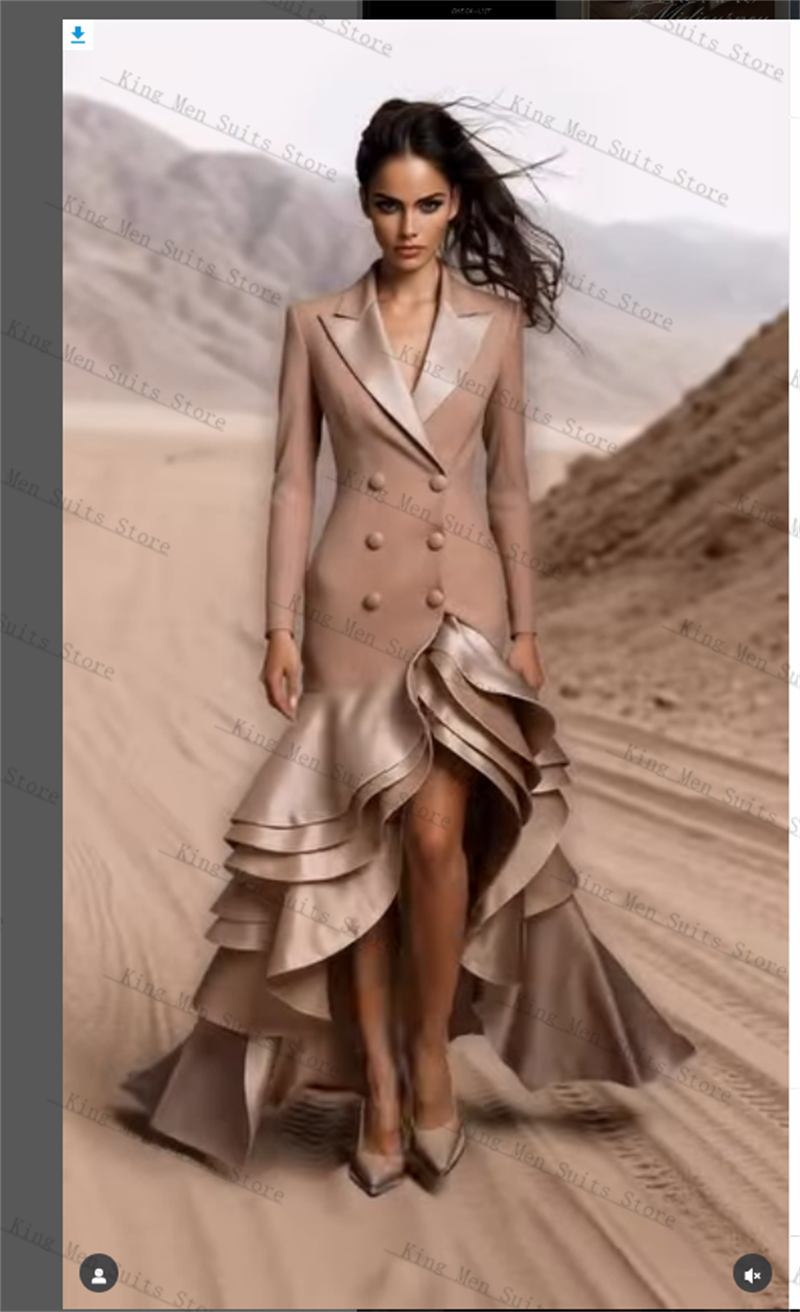 Champagne Women Suits 1 Piece  - Women'S Formal Jackets To Wear With Dresses avis et prix
