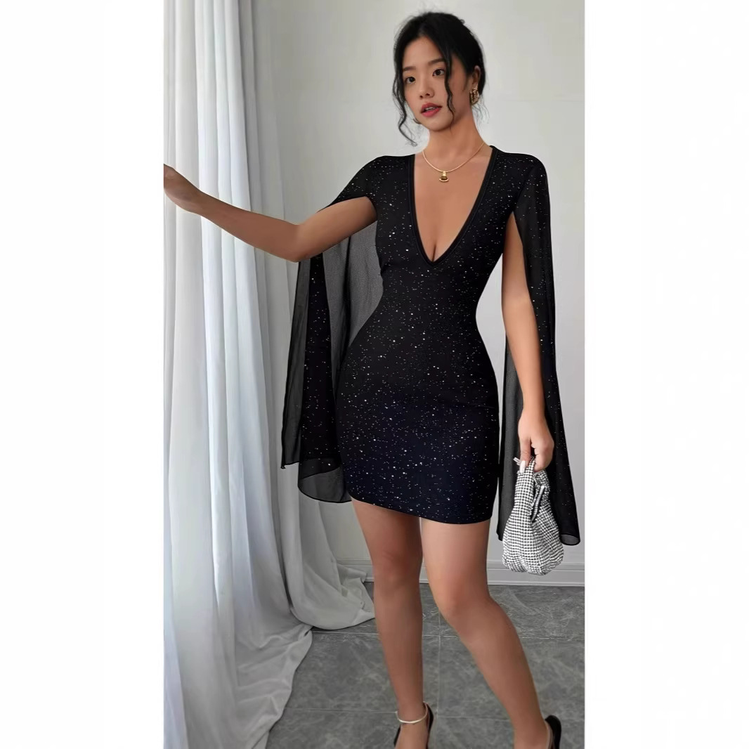 V Neck Bodycon Midi Dress Eleg - Women'S Elegant Formal Wear avis et prix