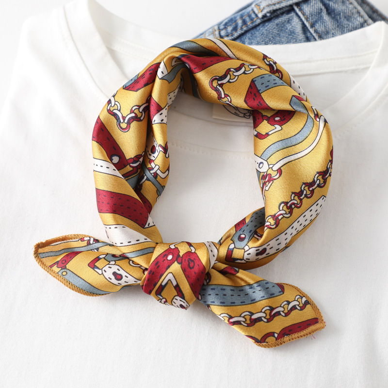 Women scarf  50*50cm Square Sk - Scarf Silk Neck avis et prix