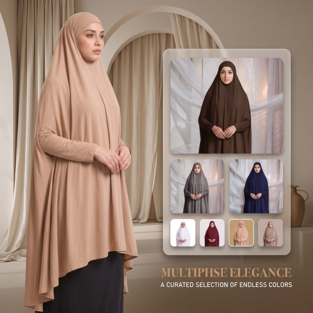 Caftan Plain Muslim Abayas Ele - Women Formal Wear Hijab avis et prix