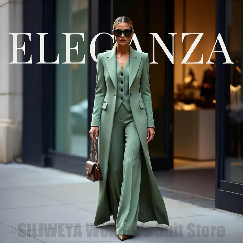 Chic Women's Suit Set Three Pi - Women'S Formal Wear With Pants avis et prix