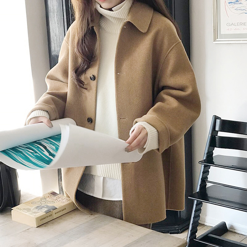 Zoki Autumn Faux Wool Coat Wom - Tailored Coat Wool avis et prix