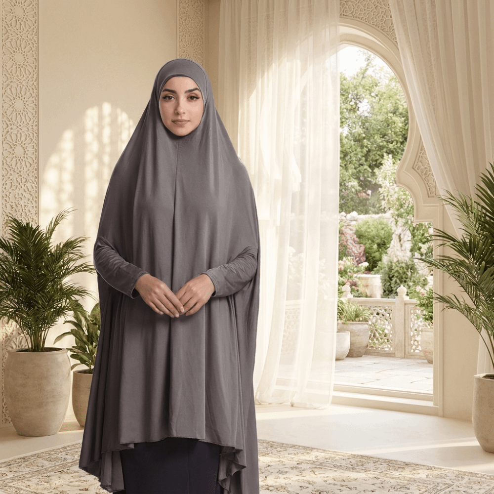 Caftan Plain Muslim Abayas Ele - Women Formal Wear Hijab avis et prix