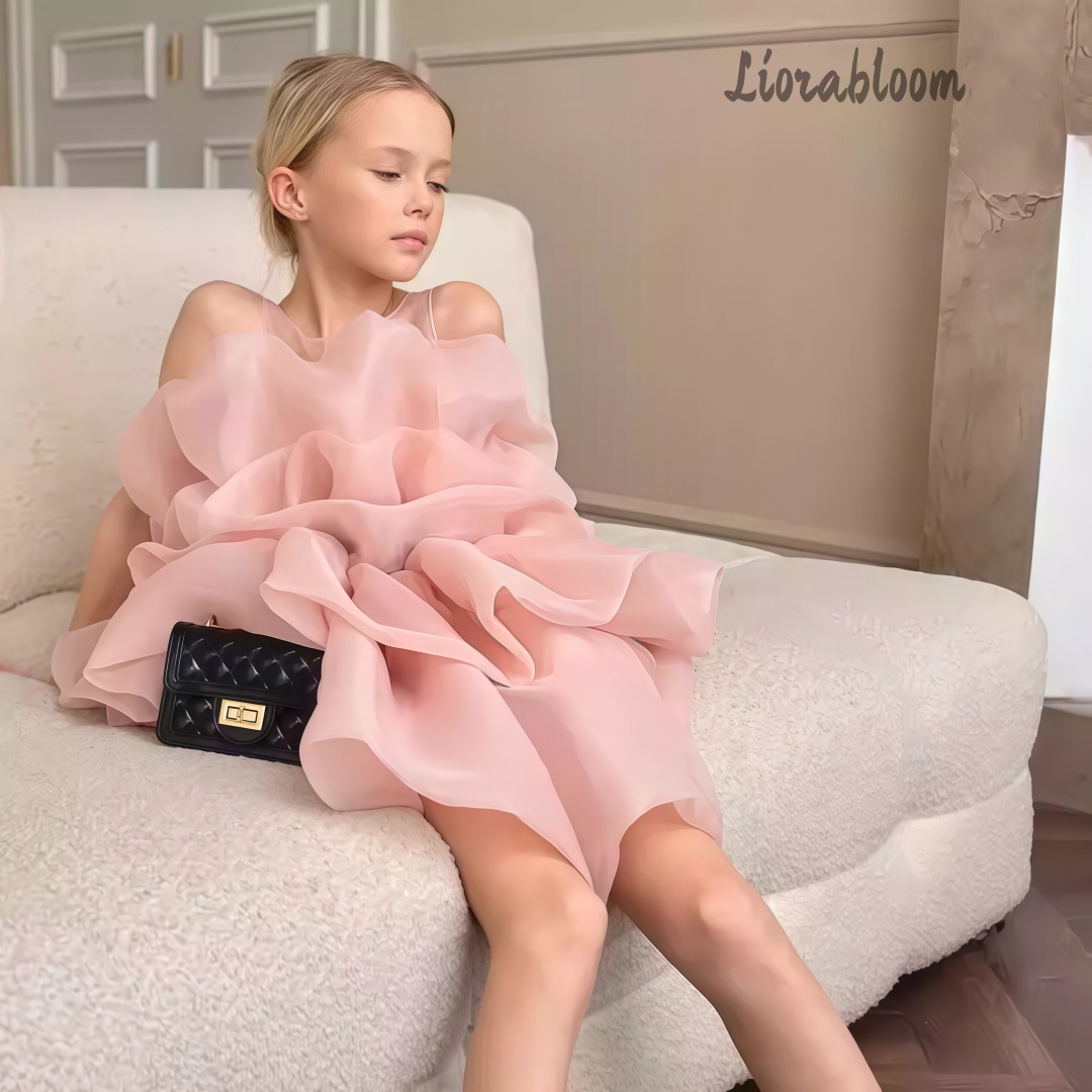 Multi Colored Layered Girls' F - Women'S Formal Wear For Girls avis et prix