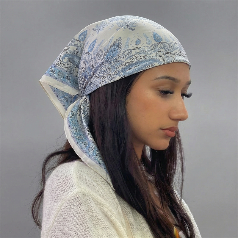 Luxury Printing Silk Square Sc - Scarf Silk Neck avis et prix