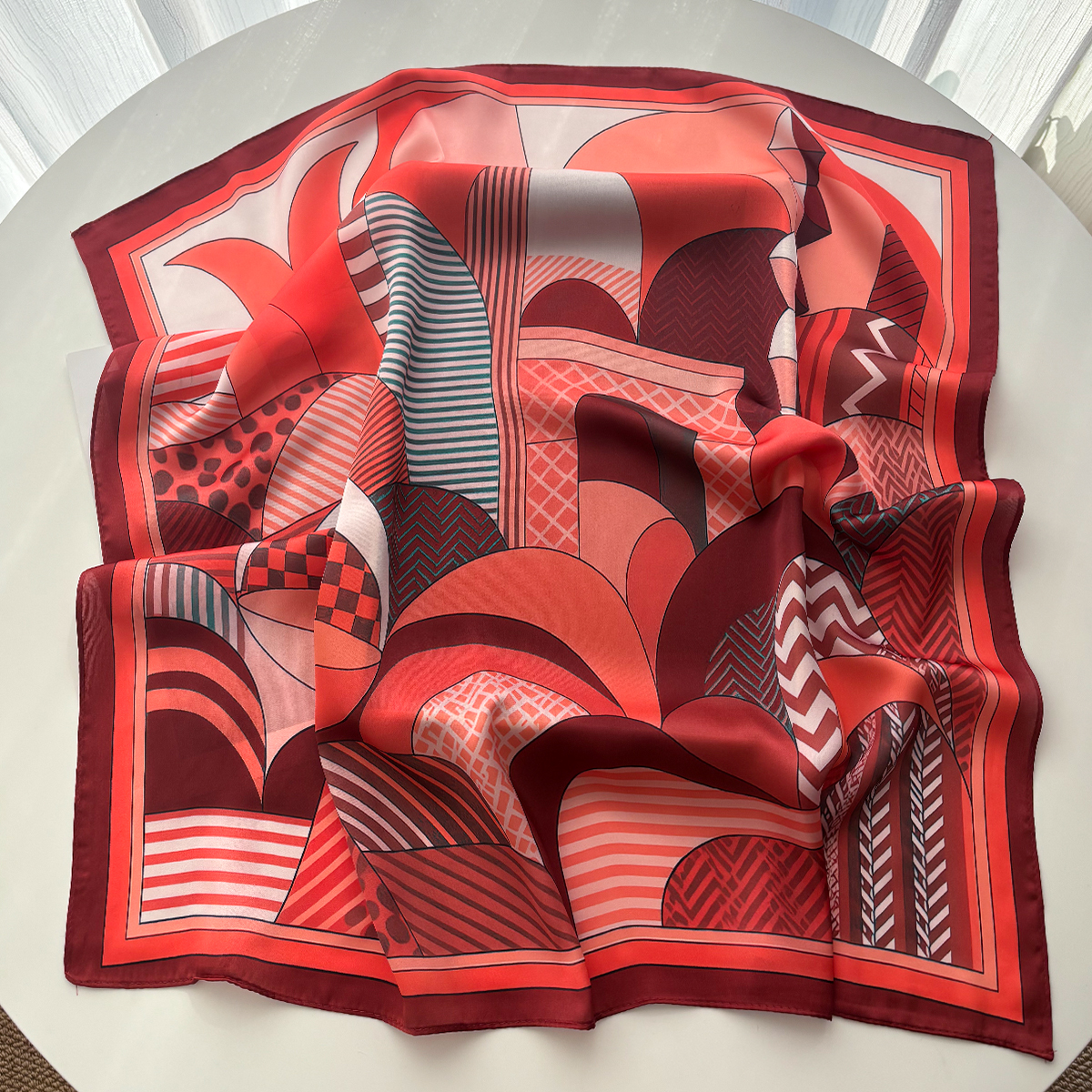 Luxury Square Scarf For Women  - Scarf Silk Neck avis et prix