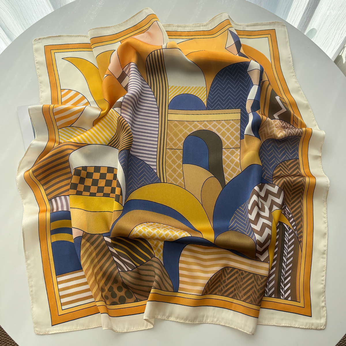 Luxury Square Scarf For Women  - Scarf Silk Neck avis et prix