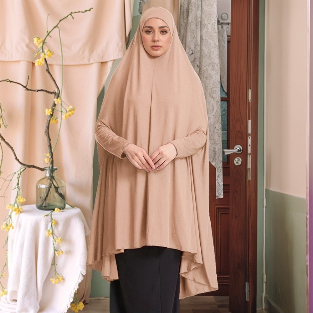Caftan Plain Muslim Abayas Ele - Women Formal Wear Hijab avis et prix