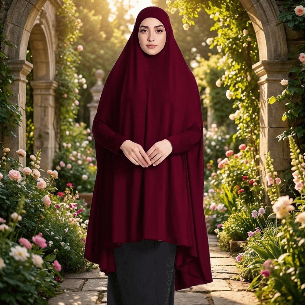 Caftan Plain Muslim Abayas Mod - Women Formal Wear Hijab avis et prix