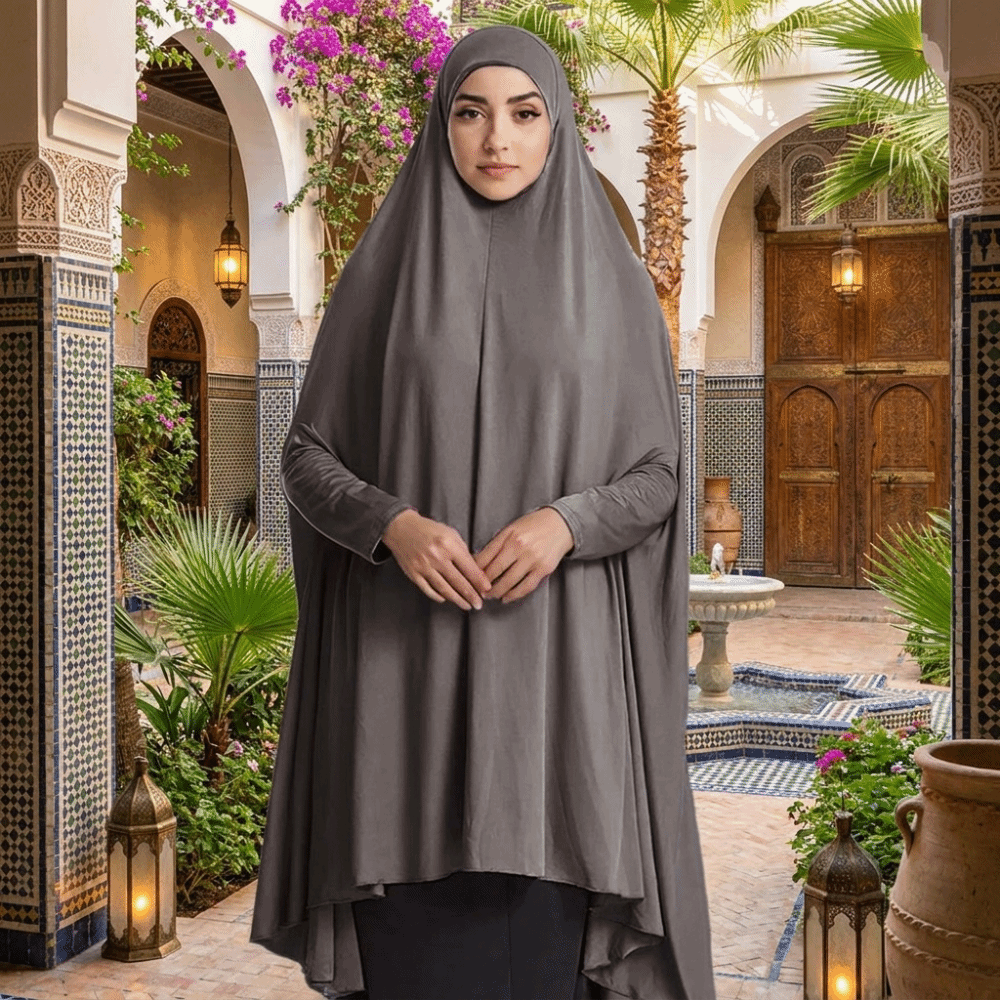 Caftan Plain Muslim Abayas Mod - Women Formal Wear Hijab avis et prix