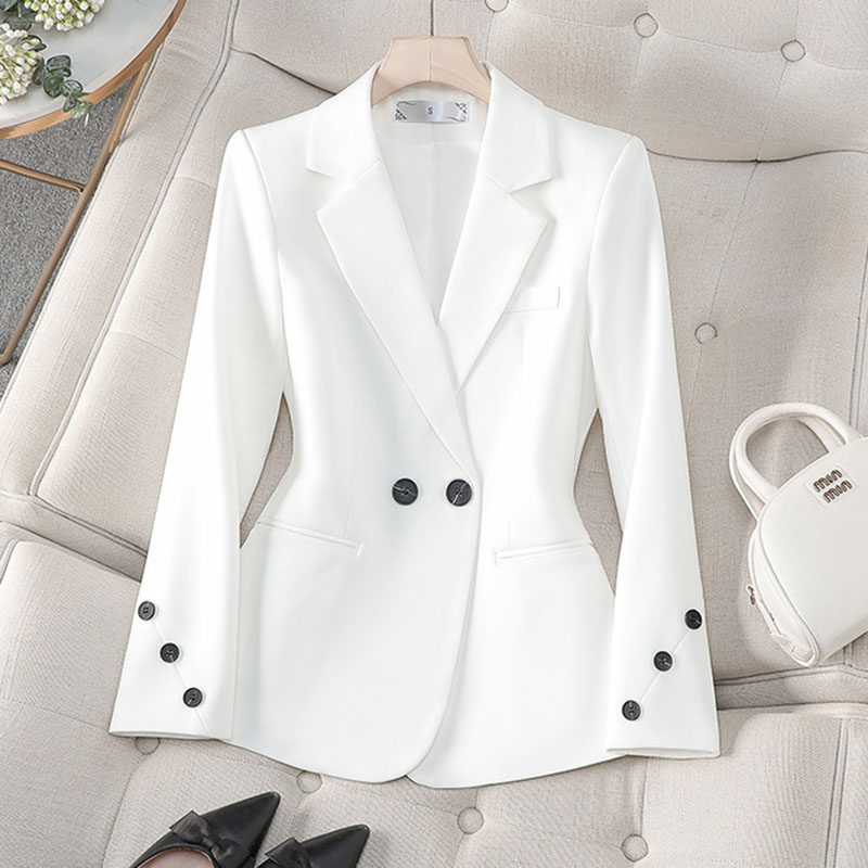 2025 New Spring Autumn White B - Formal Winter Wear Women Jacket avis et prix