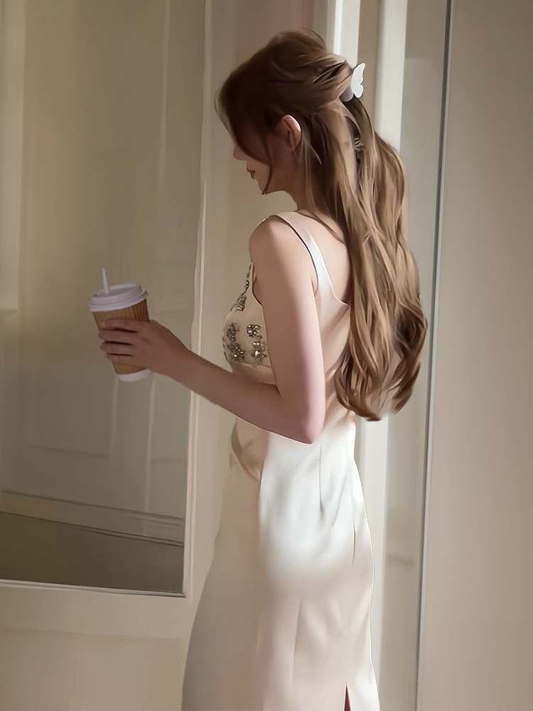 Elegant Heavy Work Satin Eveni - Women'S Formal Wear For Girls avis et prix