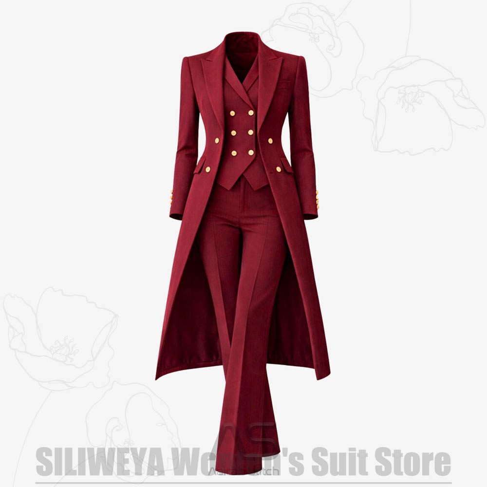Women's Suit 3 Piece Double Br - Women'S Formal Wear With Pants avis et prix