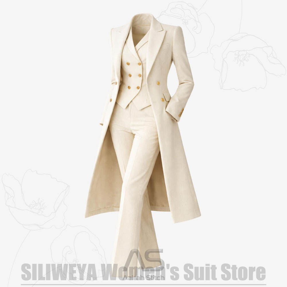 Women's Suit 3 Piece Double Br - Women'S Formal Wear With Pants avis et prix