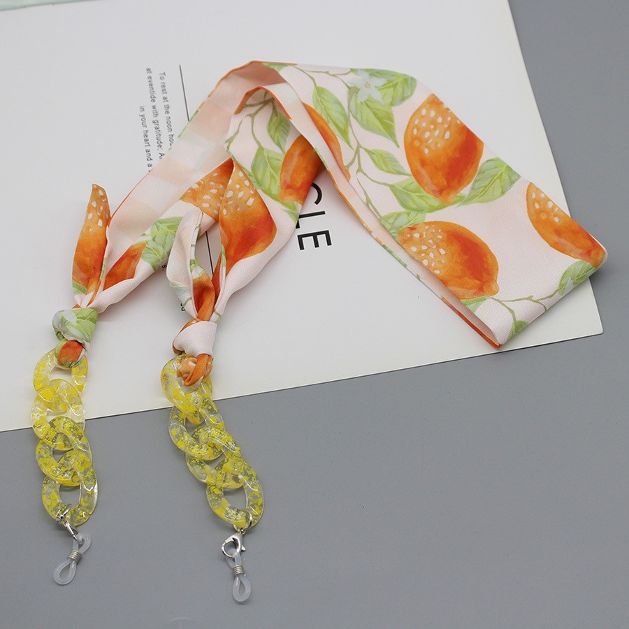 Bohemia Print Silk Scarf Glass - Scarf Silk Neck avis et prix