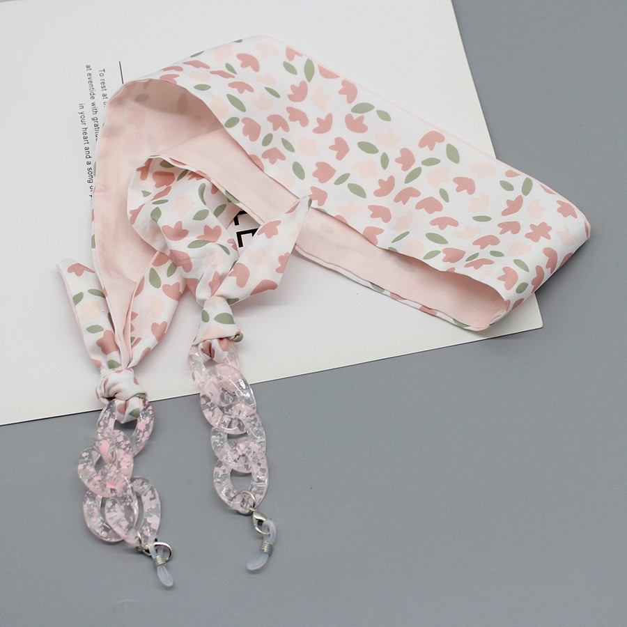 Bohemia Print Silk Scarf Glass - Scarf Silk Neck avis et prix