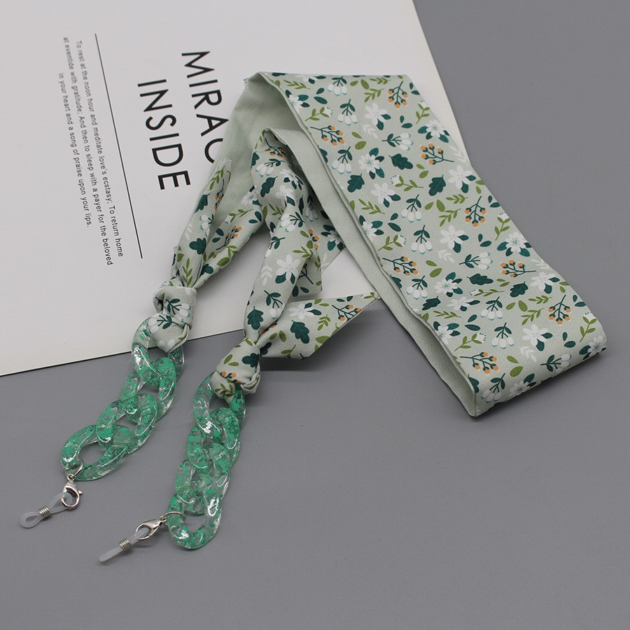 Bohemia Print Silk Scarf Glass - Scarf Silk Neck avis et prix