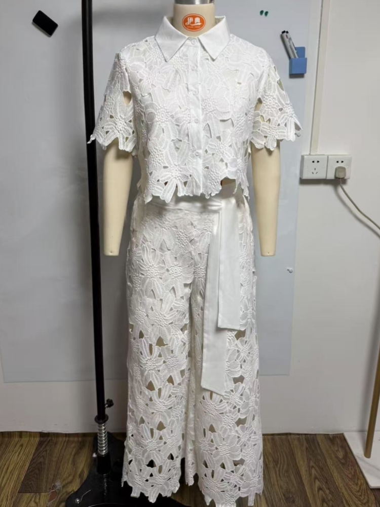 Elegant Women's Sets Sexy Lace - Women'S Formal Wear With Pants avis et prix
