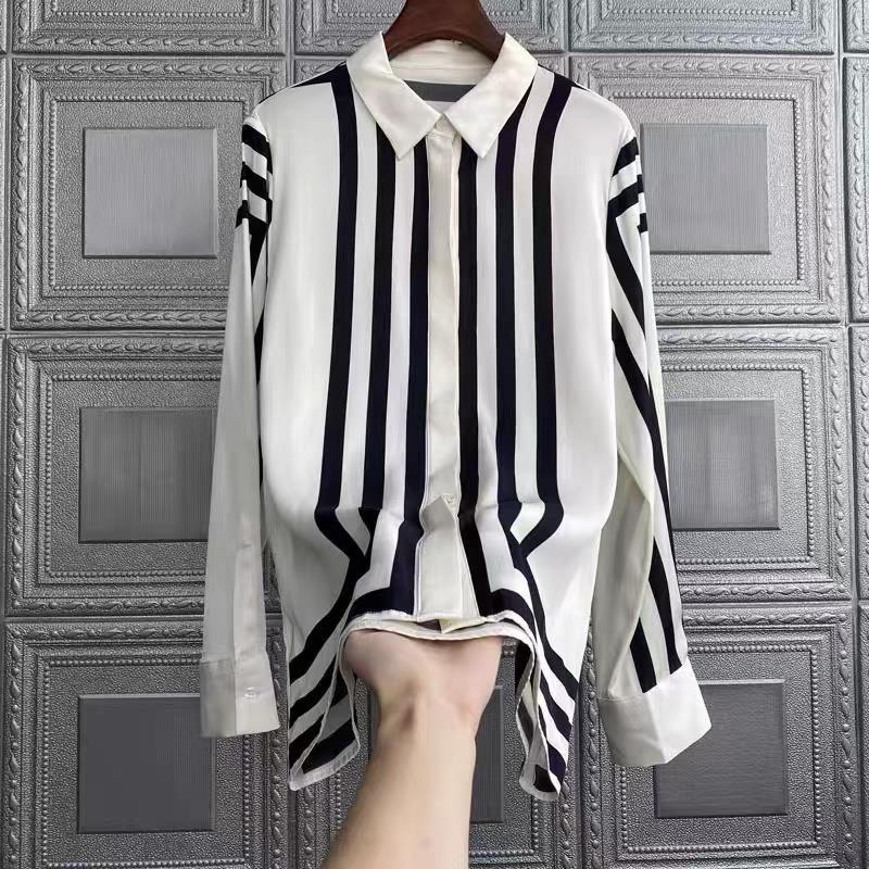 High Quality Silk Long Sleeved - Women Formal Wear Shirts avis et prix