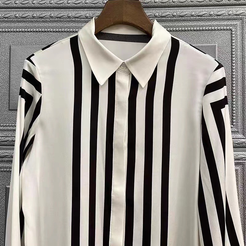 High Quality Silk Long Sleeved - Women Formal Wear Shirts avis et prix