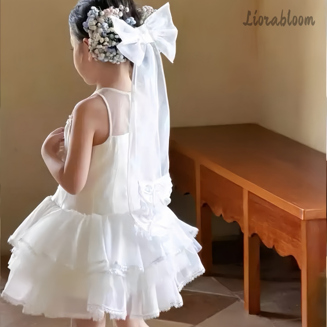 Girls' White Embroidered Forma - Women'S Formal Wear For Girls avis et prix