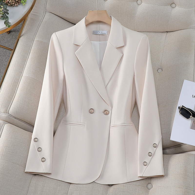 Women Double Breasted Solid Bl - Formal Winter Wear Women Jacket avis et prix