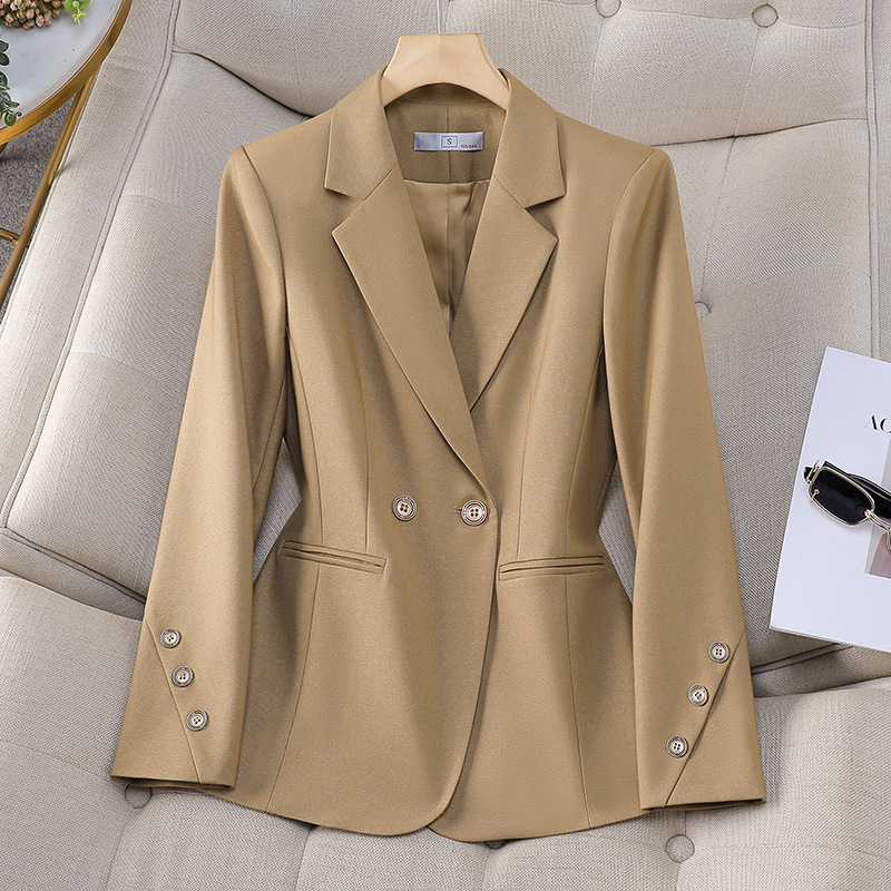 Women Double Breasted Solid Bl - Formal Winter Wear Women Jacket avis et prix