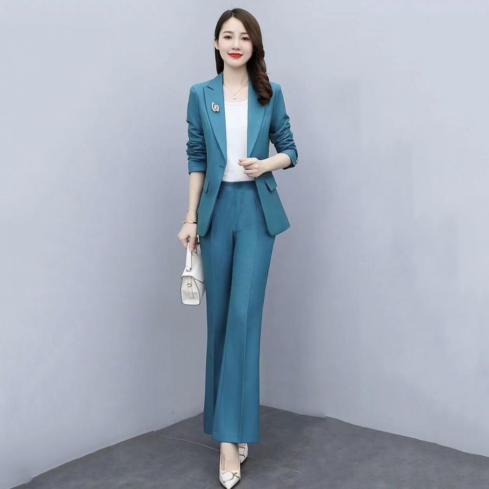 2 Pcs/Set Lady Formal Coat Pan - Women'S Formal Wear With Pants avis et prix