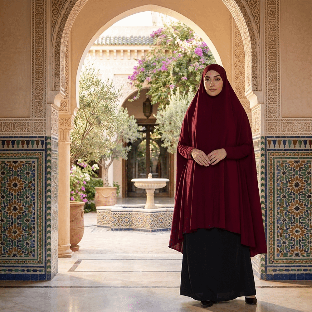Caftan Plain Muslim Abayas Mod - Women Formal Wear Hijab avis et prix