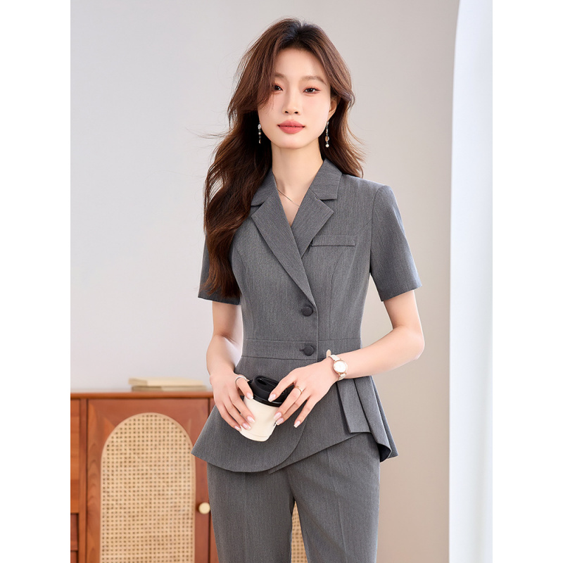 Navy blue women's thin profess - Women Formal Wear Shirts avis et prix